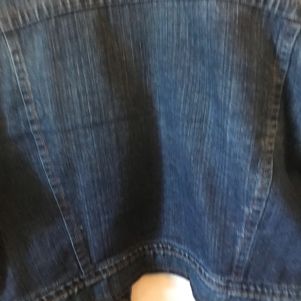Juicy Couture Jeans Distressed Jean Jacket Size L - Picture 9 of 10